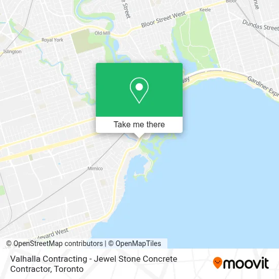 Valhalla Contracting - Jewel Stone Concrete Contractor map