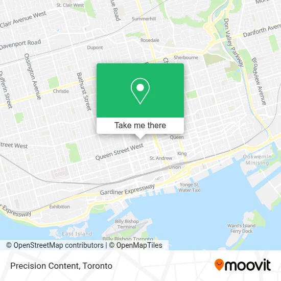 Precision Content map