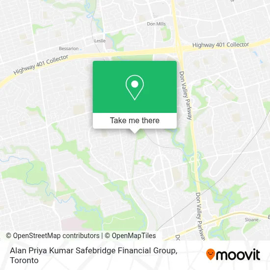 Alan Priya Kumar Safebridge Financial Group map