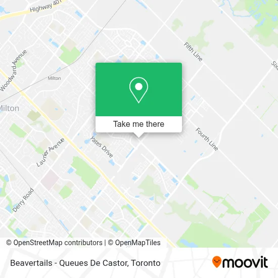 Beavertails - Queues De Castor map