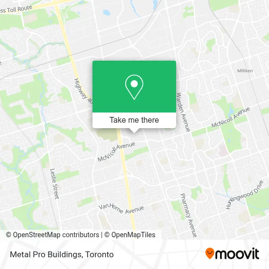Metal Pro Buildings map