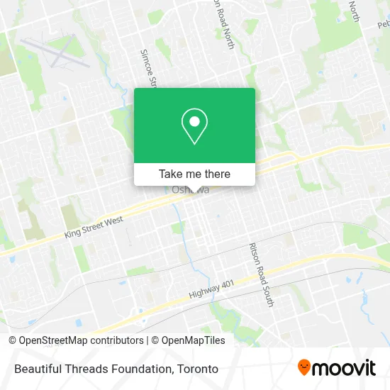 Beautiful Threads Foundation map