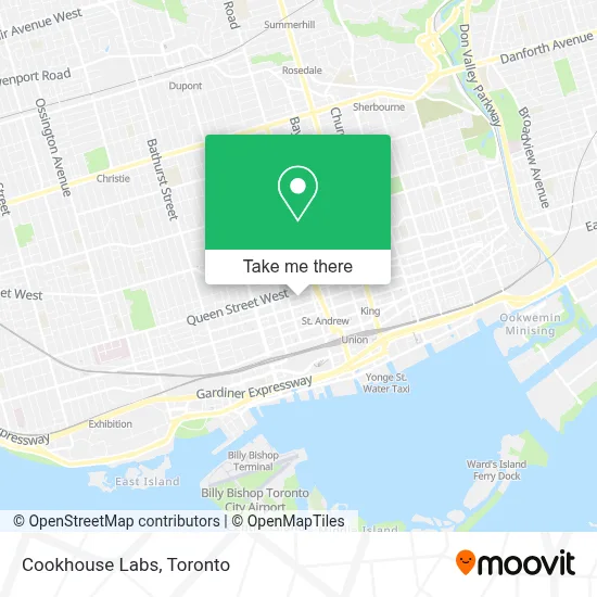 Cookhouse Labs map
