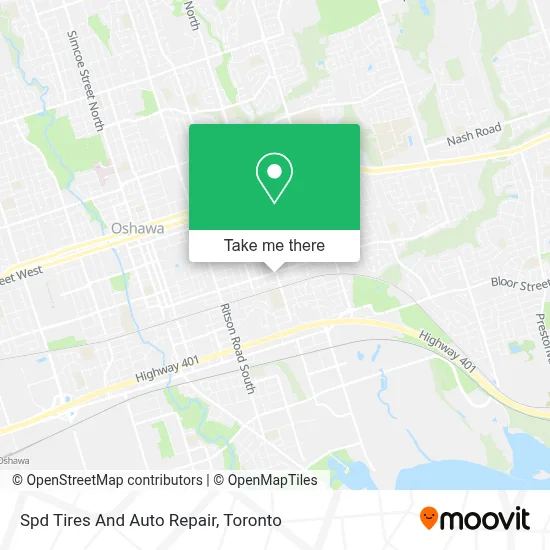 Spd Tires And Auto Repair map