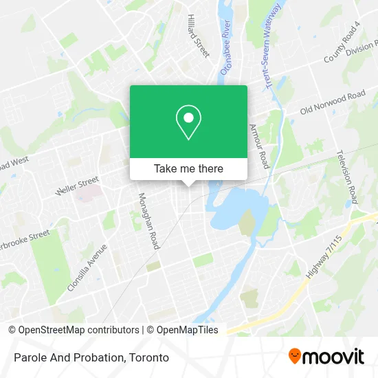 Parole And Probation map