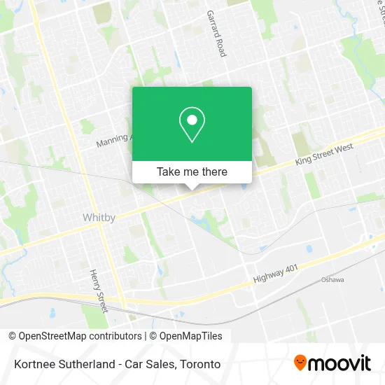 Kortnee Sutherland - Car Sales map