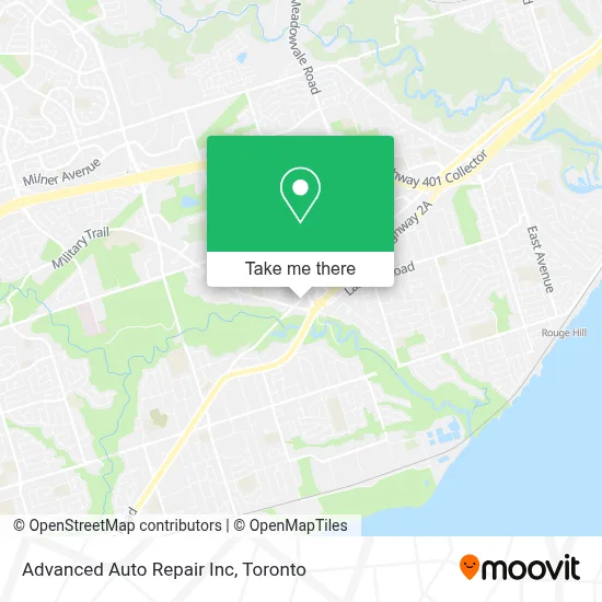 Advanced Auto Repair Inc map