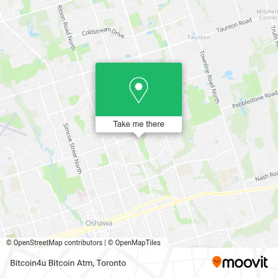 Bitcoin4u Bitcoin Atm map