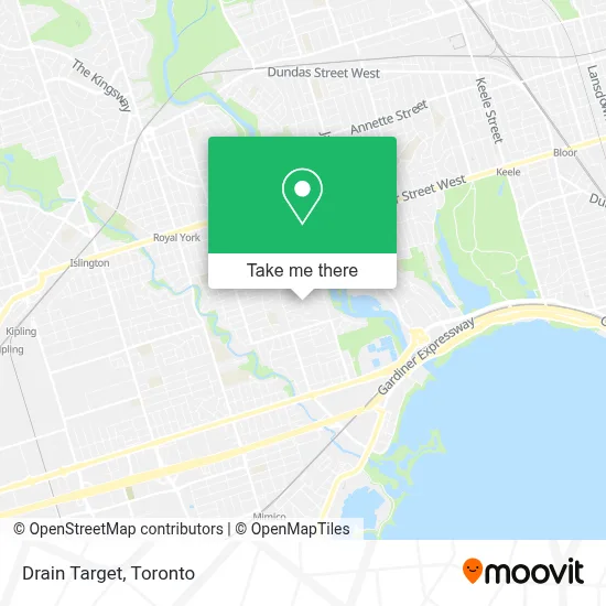 Drain Target map