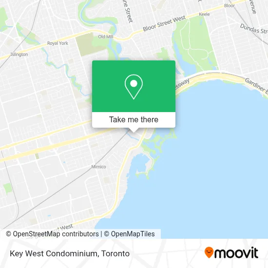 Key West Condominium map