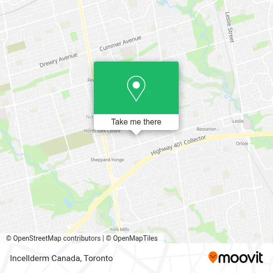 Incellderm Canada map