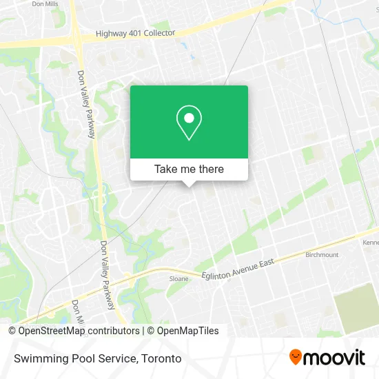Swimming Pool Service map