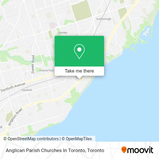 Anglican Parish Churches In Toronto map