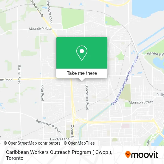 Caribbean Workers Outreach Program ( Cwop ) map