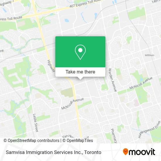 Samvisa Immigration Services Inc. map