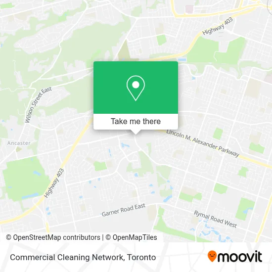 Commercial Cleaning Network map