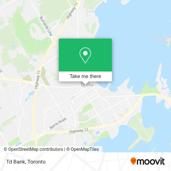 Td Bank map