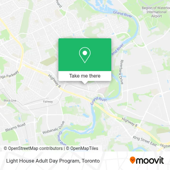 Light House Adult Day Program map