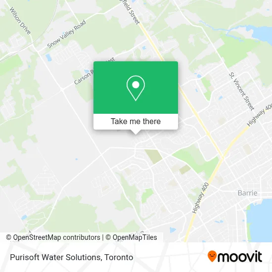 Purisoft Water Solutions map