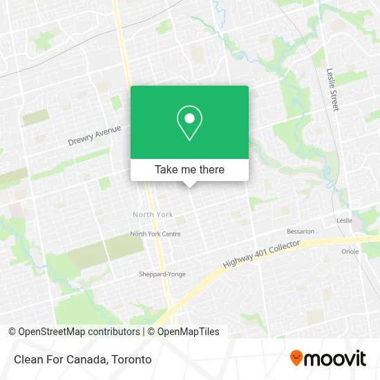 Clean For Canada map