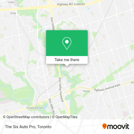 The Six Auto Pro map