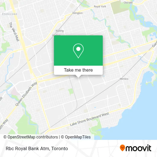 Rbc Royal Bank Atm map