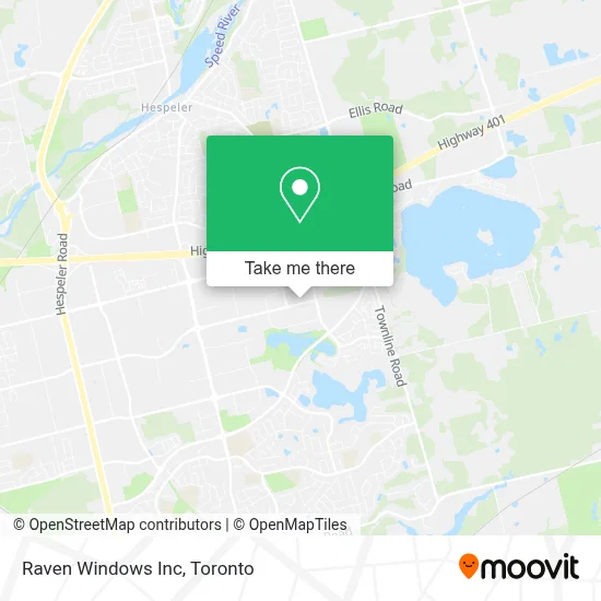 Raven Windows Inc map