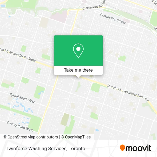 Twinforce Washing Services map