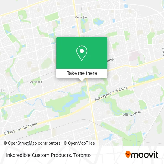 Inkcredible Custom Products map