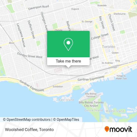 Woolshed Coffee map