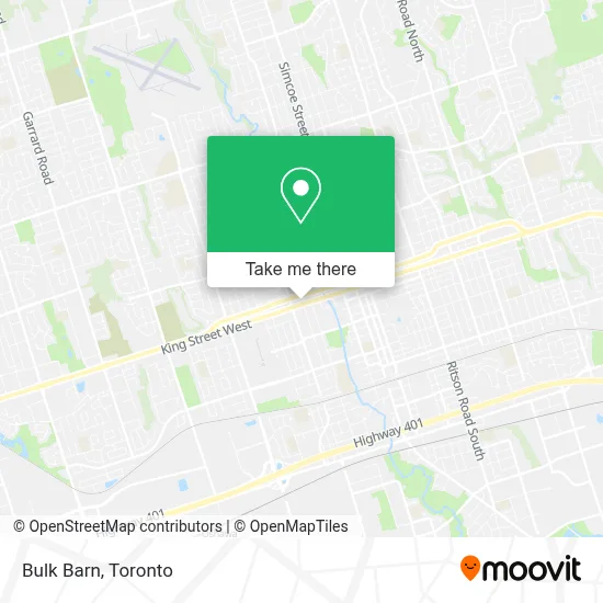 Bulk Barn map