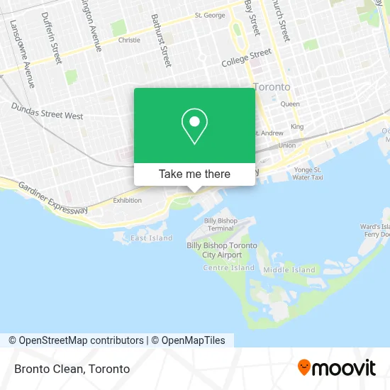 Bronto Clean map