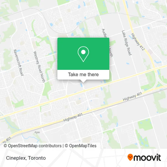 Cineplex map