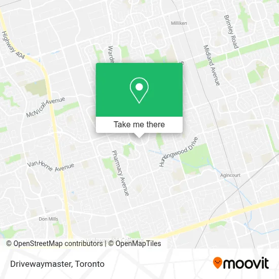 Drivewaymaster map