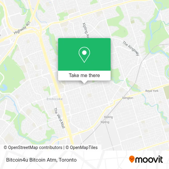 Bitcoin4u Bitcoin Atm map