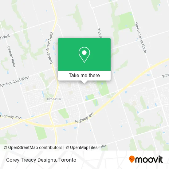 Corey Treacy Designs map