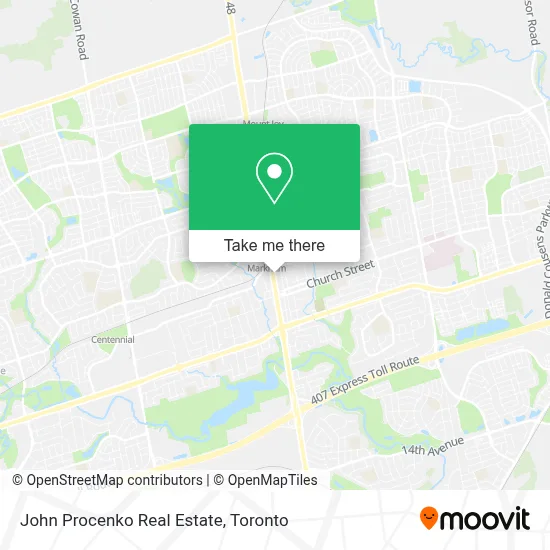 John Procenko Real Estate map