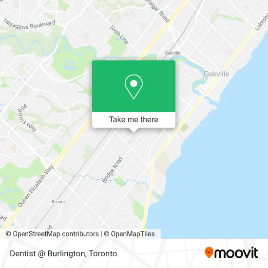 Dentist @ Burlington map