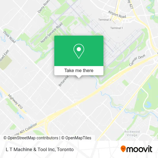 L T Machine & Tool Inc map
