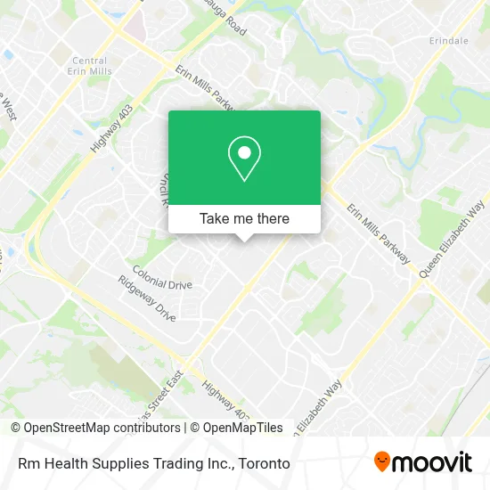 Rm Health Supplies Trading Inc. map