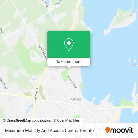 Maximum Mobility And Access Centre map