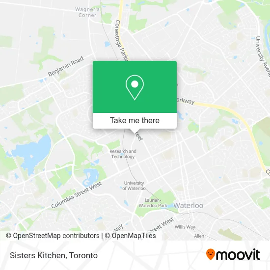Sisters Kitchen map