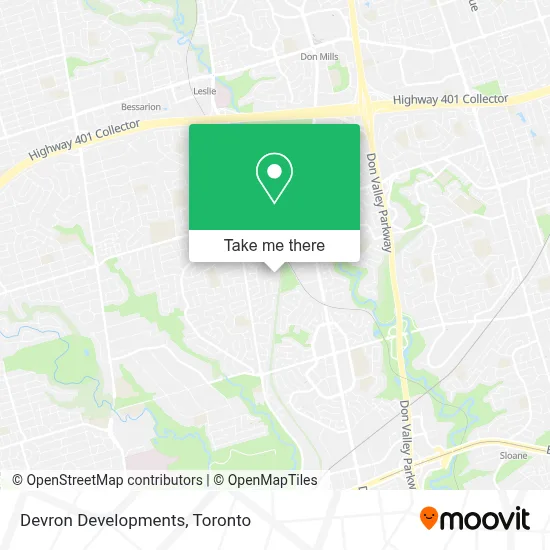 Devron Developments map