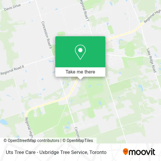 Uts Tree Care - Uxbridge Tree Service map