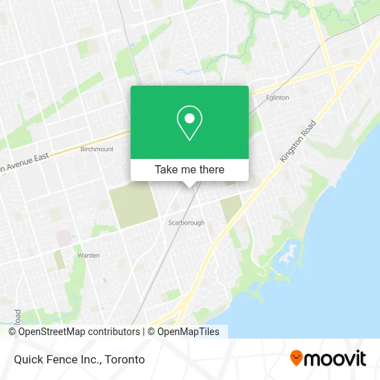 Quick Fence Inc. map