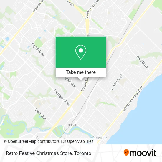 Retro Festive Christmas Store map