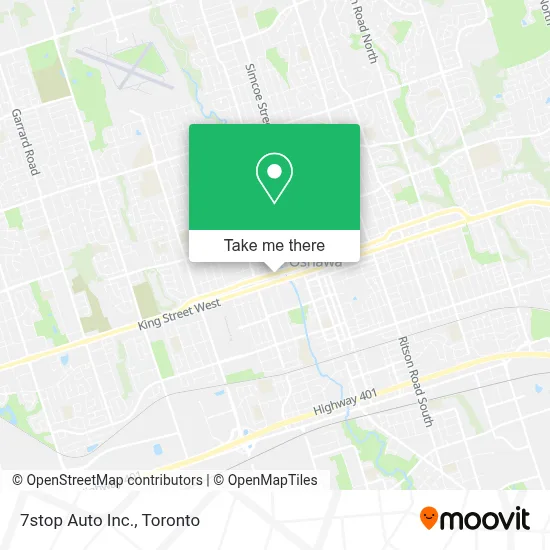 7stop Auto Inc. map