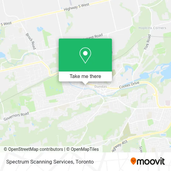 Spectrum Scanning Services map