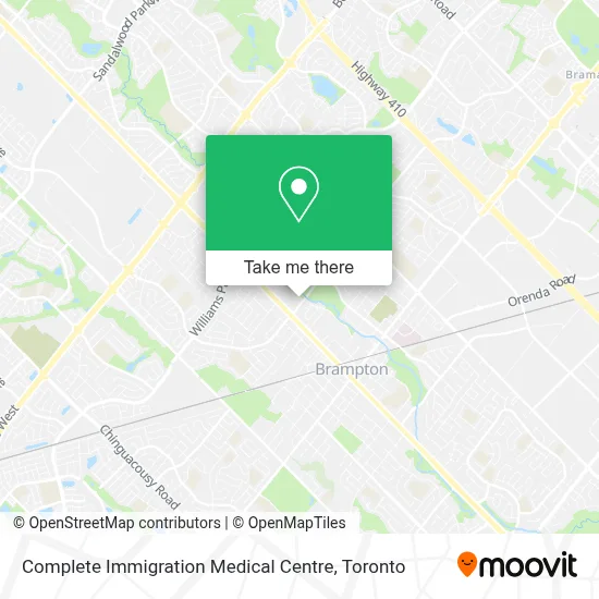 Complete Immigration Medical Centre map