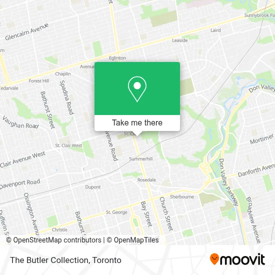 The Butler Collection plan